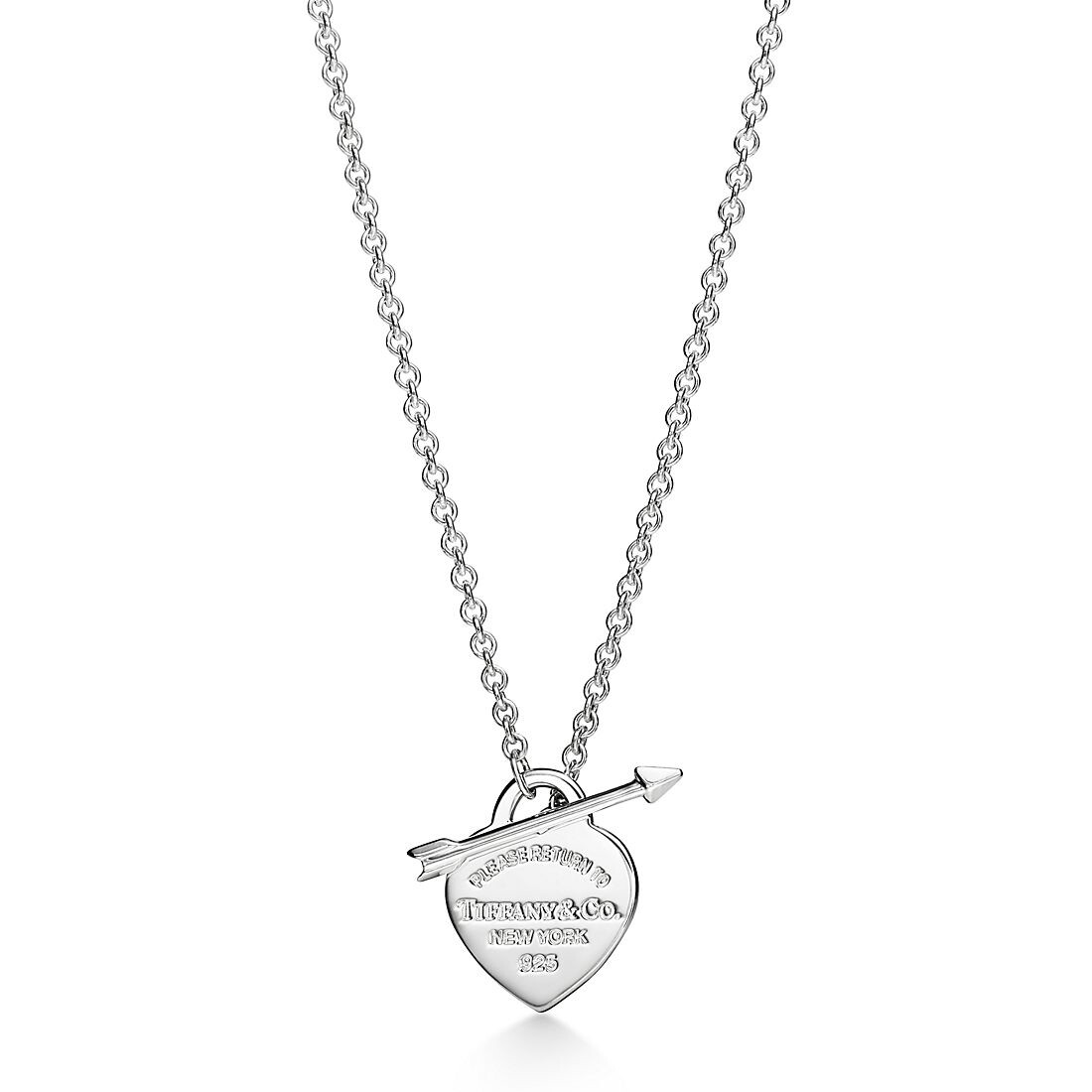 

Подвеска Tiffany & Co. Return to Tiffany Lovestruck Heart Tag, серебро
