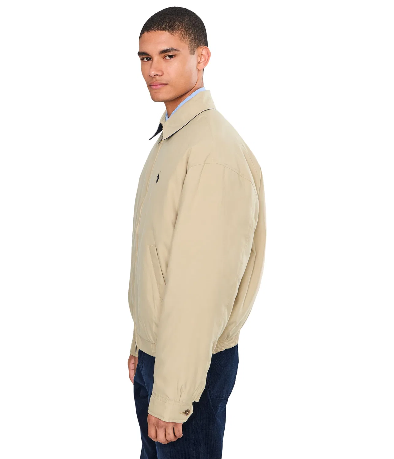 Ветровка из полиэстеровой саржи Polo Ralph Lauren, Khaki Uniform — фото 3