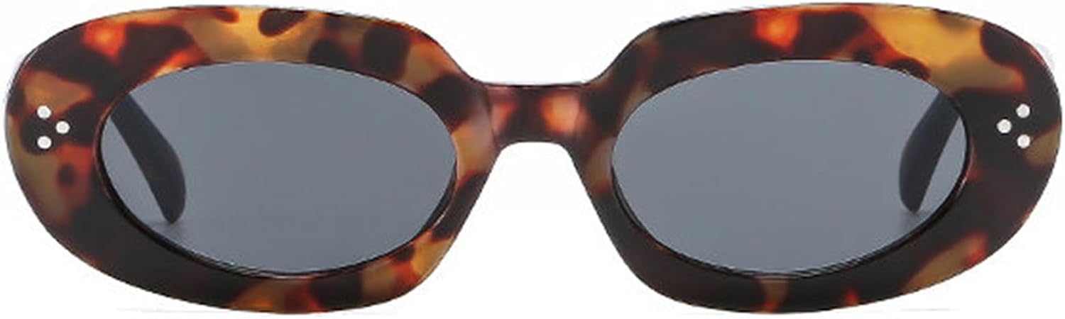 

Солнцезащитные очки Willochra в винтажном стиле с заклепками для женщин, классические солнцезащитные очки 90-х годов, популярные женские солнцезащитные очки, модные градиентные овальные солнцезащитные очки, C3