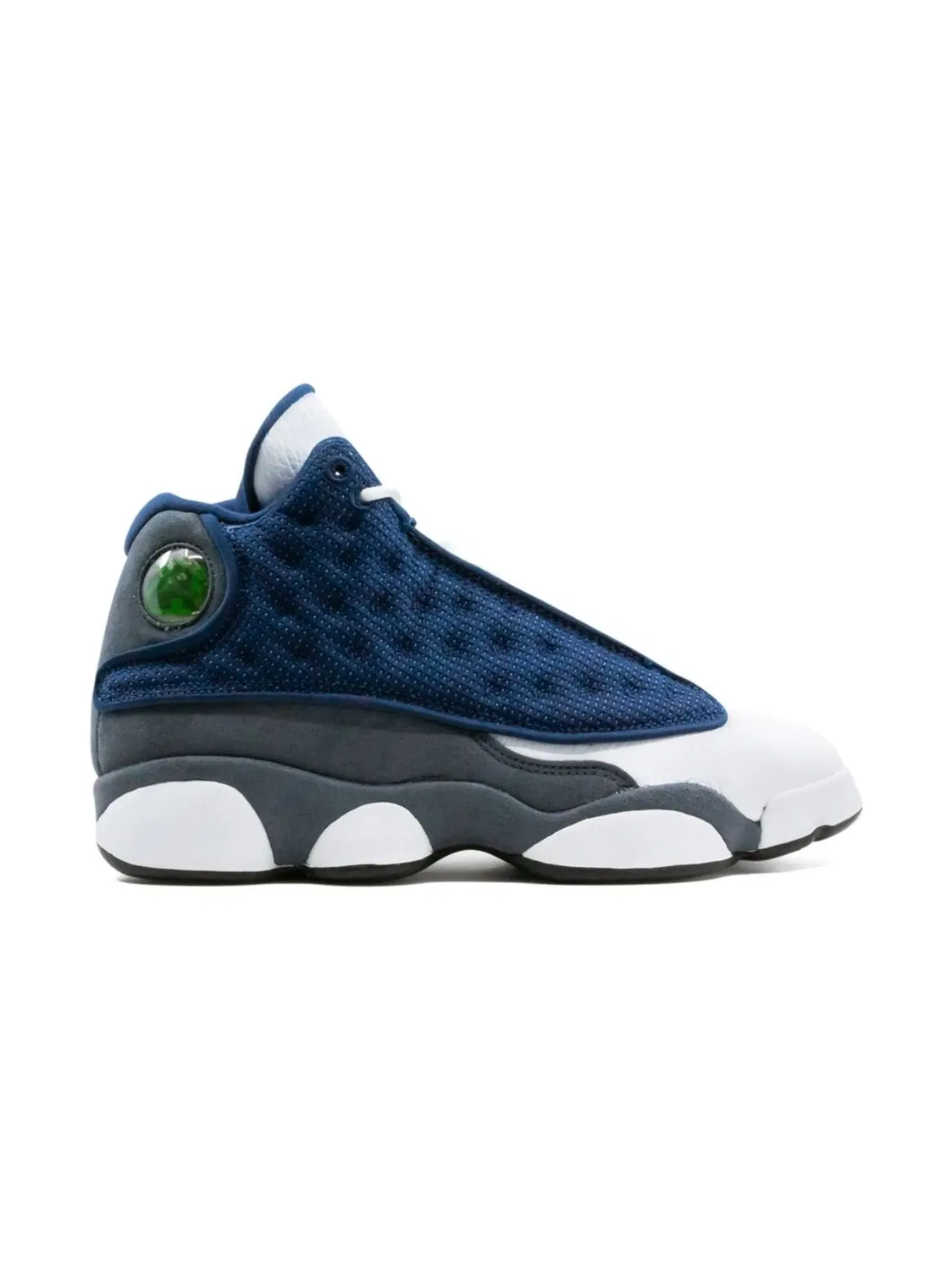 Кроссовки Retro 13 "Flint 2020" Jordan, синий — фото 4