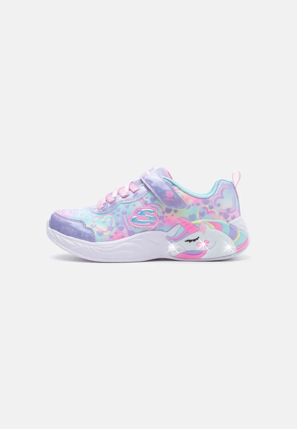 Мечты о единорогах - тренеры Skechers, Lavender/Multi-Coloured