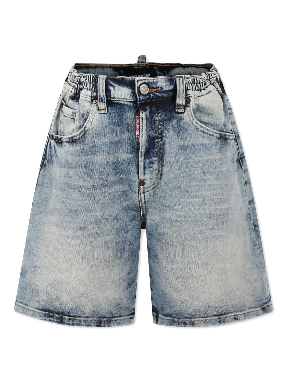 Шорты из денима DSQUARED2, синий