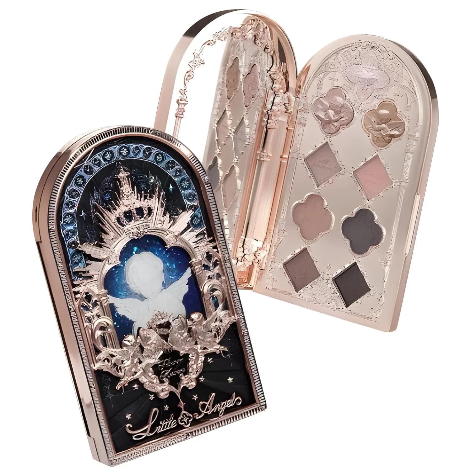 Палетка теней для век Little Angel 9 цветов HUAZXIAOD, 10.5 г, C01