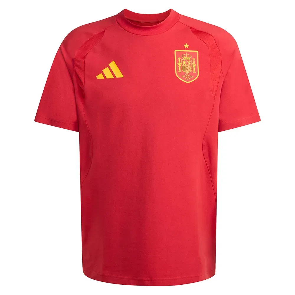 Мужская футболка с принтом Spain Tiro Travel Adidas, Red
