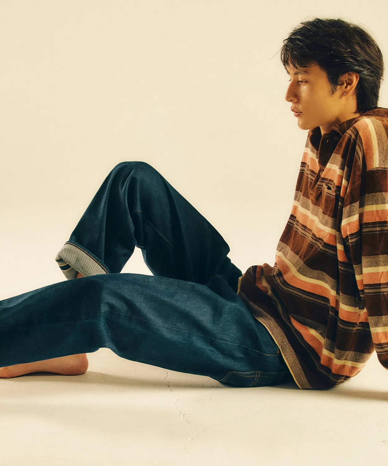 Мужские джинсы свободного кроя с брендовым логотипом Levi's 501 Loose, Indigo — фото 2