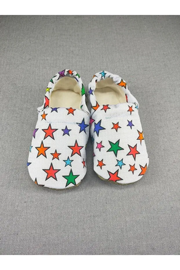 Детские тапочки-носочки с принтом Party Loove Bebe, Starry Gray — фото 3