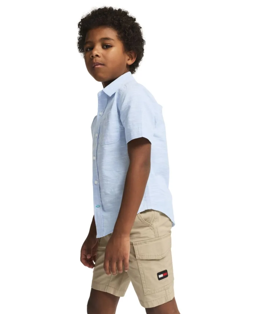 Детские шорты-карго 2T-7 Tommy Hilfiger, бежевый — фото 2