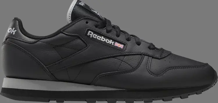 

Кроссовки classic leather 'black pure grey' Reebok, черный, Черный;серый, Кроссовки classic leather 'black pure grey' Reebok, черный