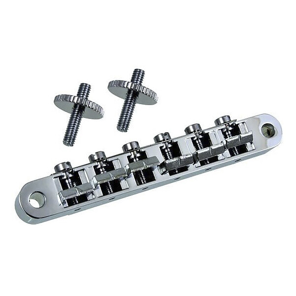 

Экономичный корейский гитарный бридж GB-2503-010 Tunematic Bridge Chrome Allparts