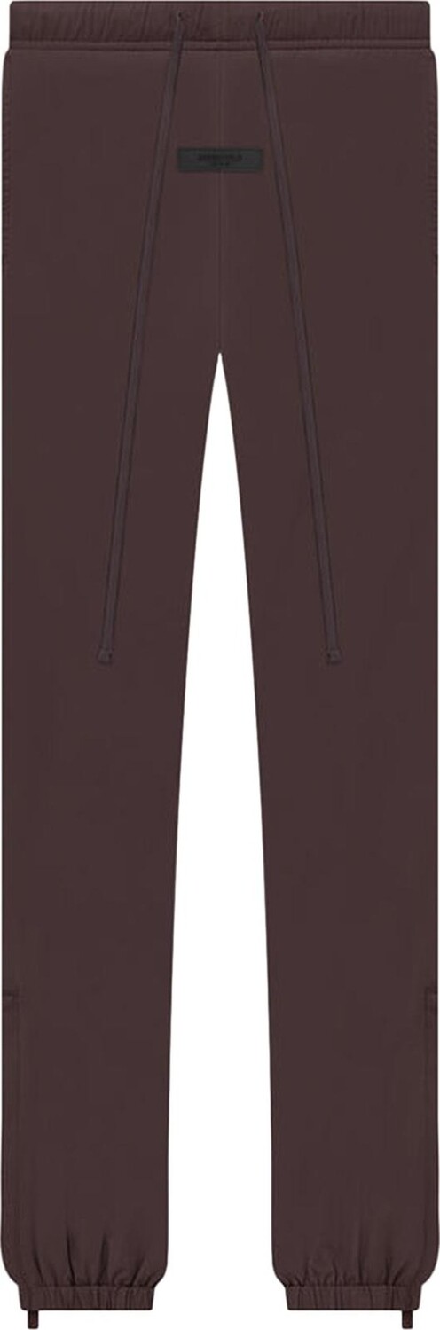 Брюки Fear of God Essentials Nylon Track Pant 'Plum', коричневый — фото 2