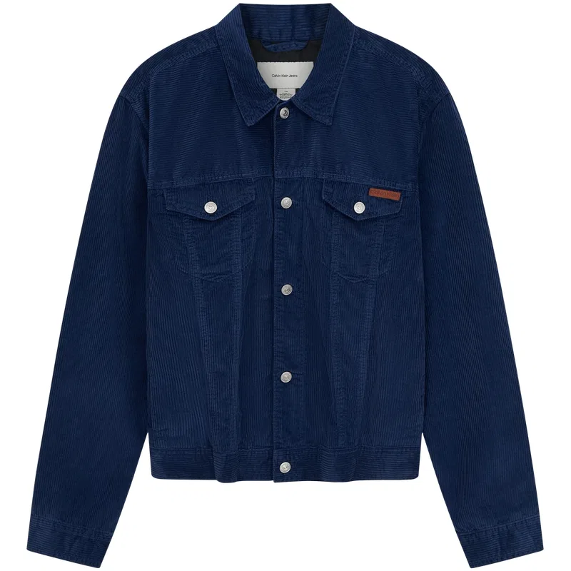 Мужское пальто с лацканами VU5 Calvin Klein, VU5-Product Blue