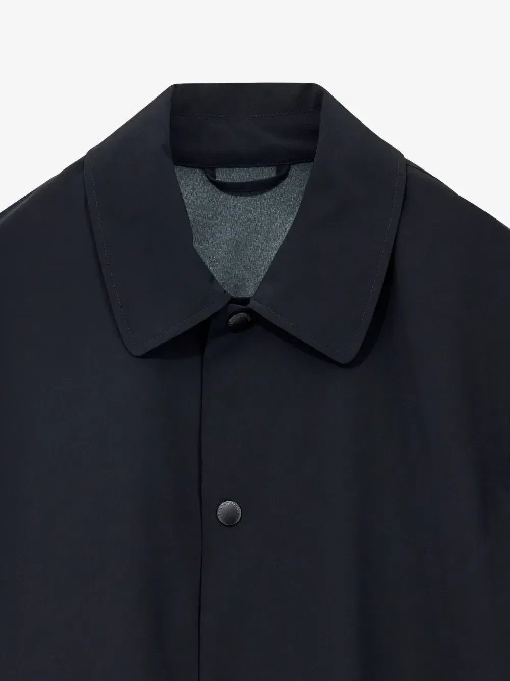 Тренч на кнопках EMPORIO ARMANI, черный — фото 3