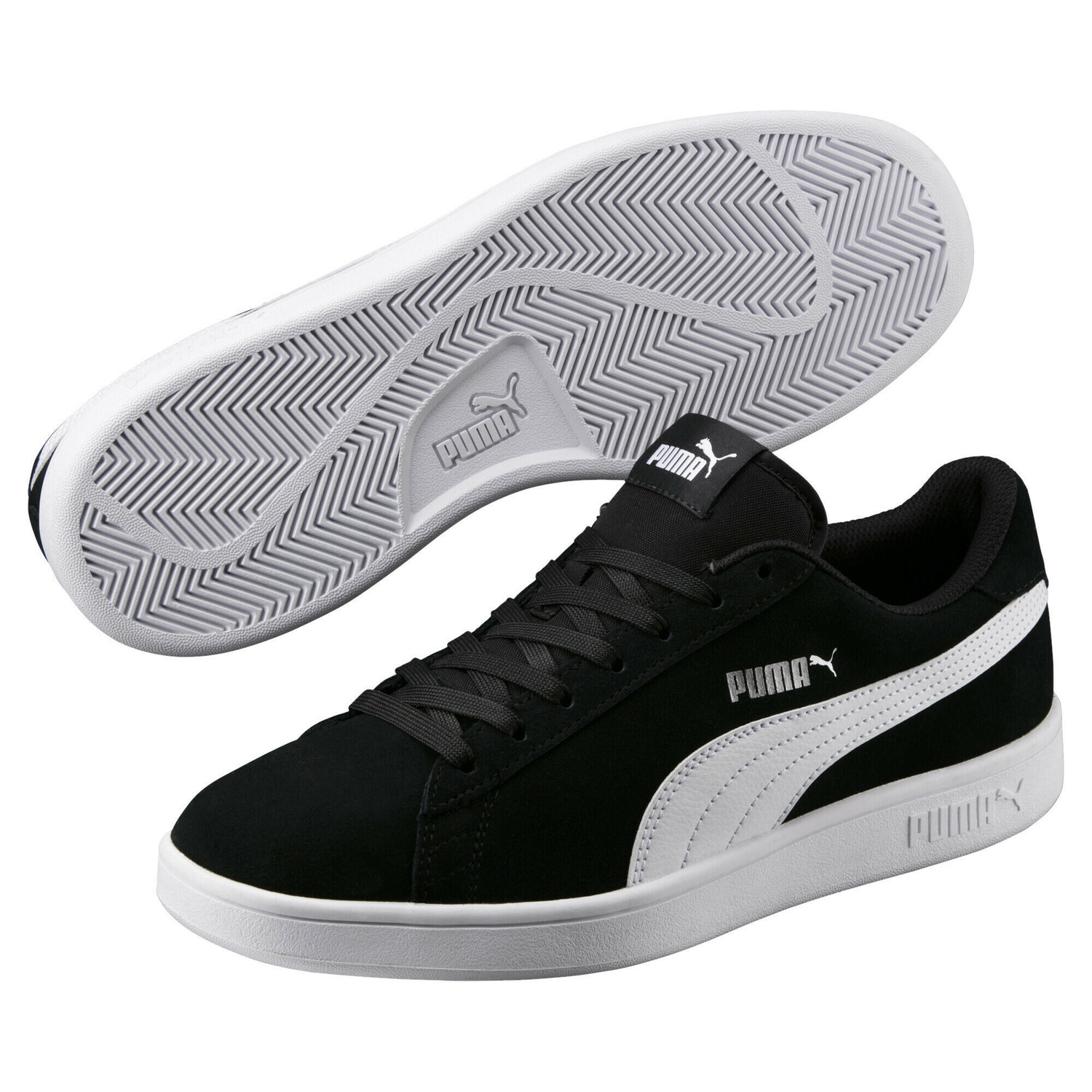

Кроссовки Smash v2 Buck PUMA, черно-белый, Черный, Кроссовки Smash v2 Buck PUMA, черно-белый