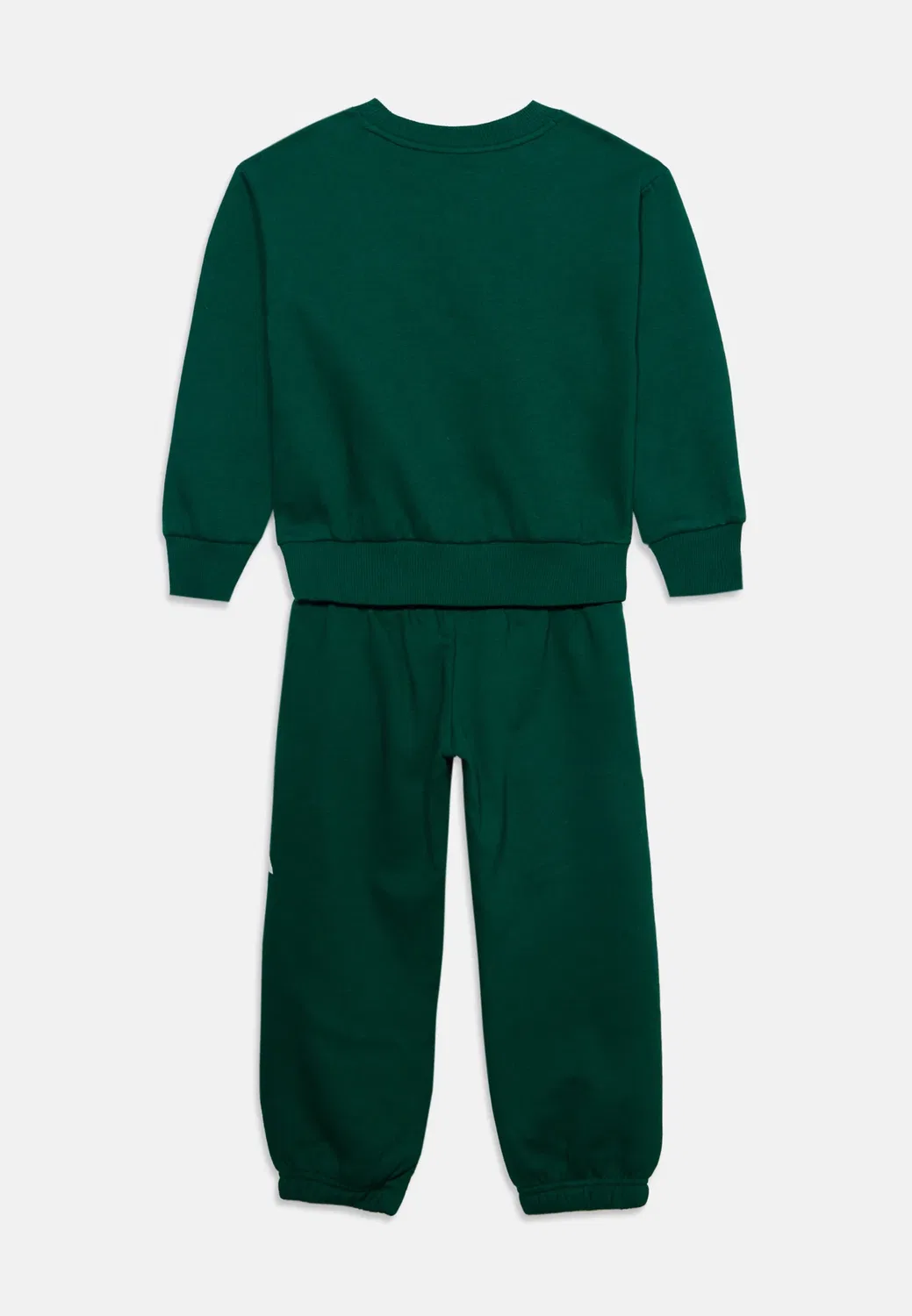 Универсальный спортивный костюм Block Little Unisex Adidas Performance, Collegiate Green/White — фото 2