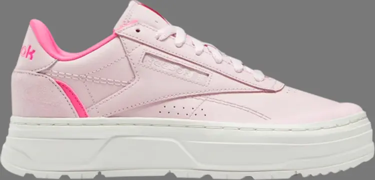 

Кроссовки wmns club c double geo 'frost berry' Reebok, розовый, Розовый;серый, Кроссовки wmns club c double geo 'frost berry' Reebok, розовый