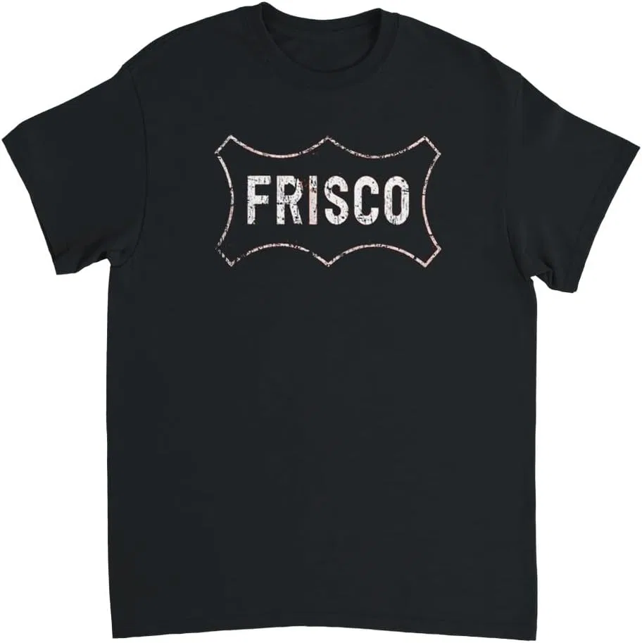 Футболка с логотипом железной дороги Frisco, Black