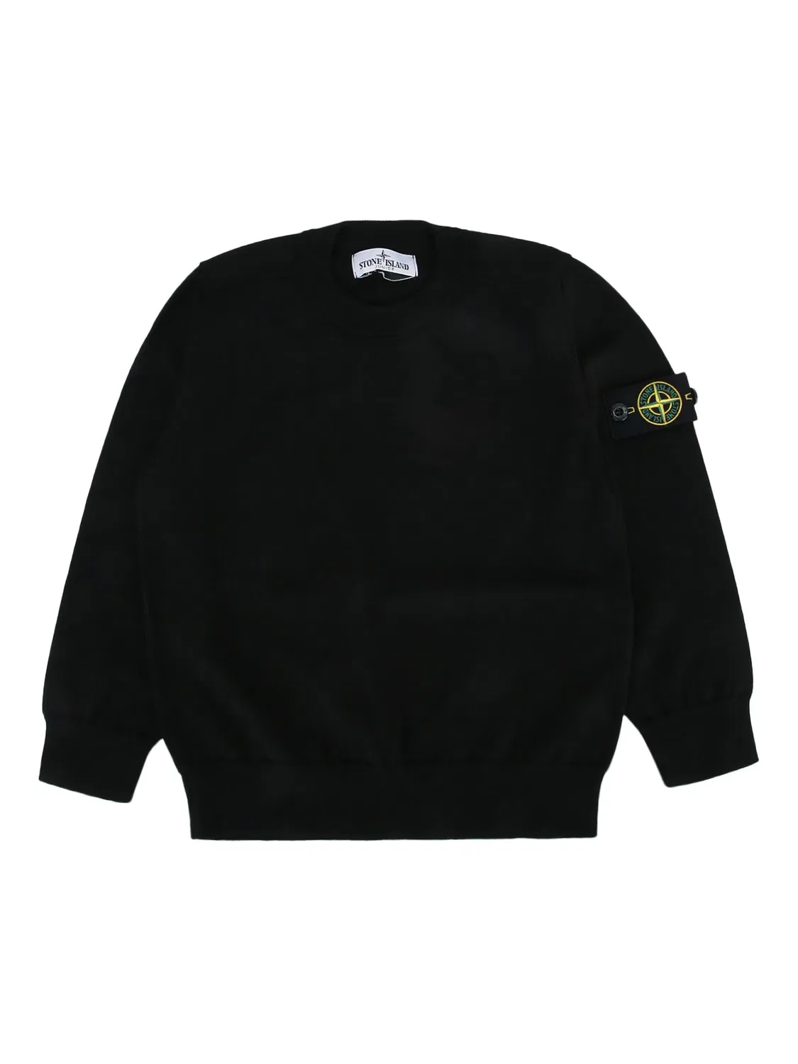 Толстовка с капюшоном для мальчиков Stone Island, черный