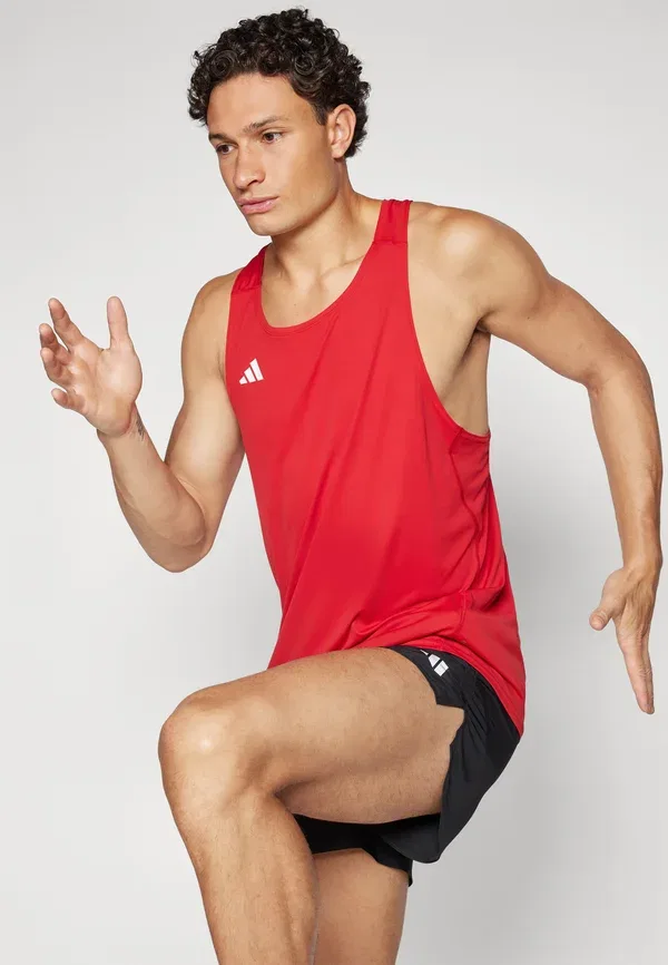 Топ Adidas Performance, красный — фото 4