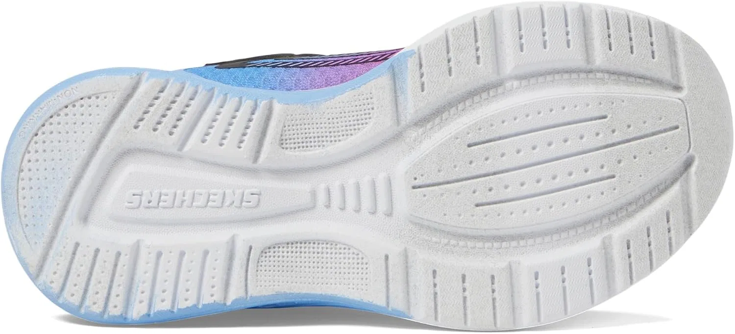 Детские кроссовки для девочек Microspec Max Advance Skechers, Perwinkle/Multi — фото 4