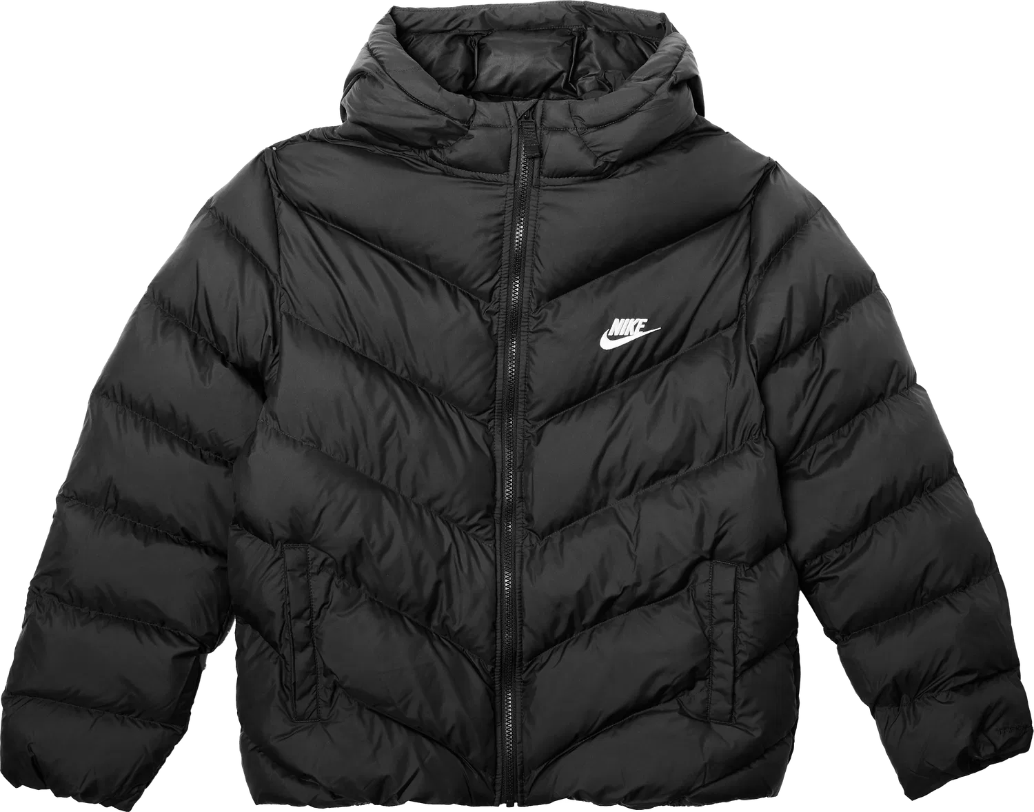 Унисекс зимняя куртка с капюшоном Nike, черный