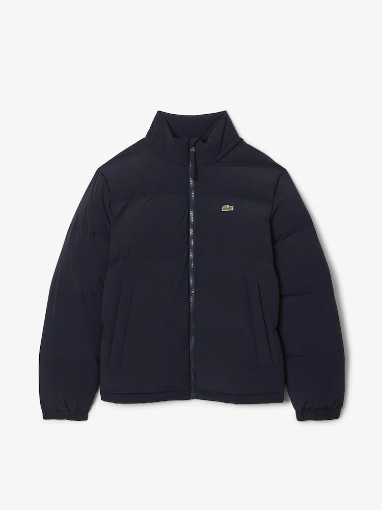 Пуховик с высоким воротником LACOSTE, Black
