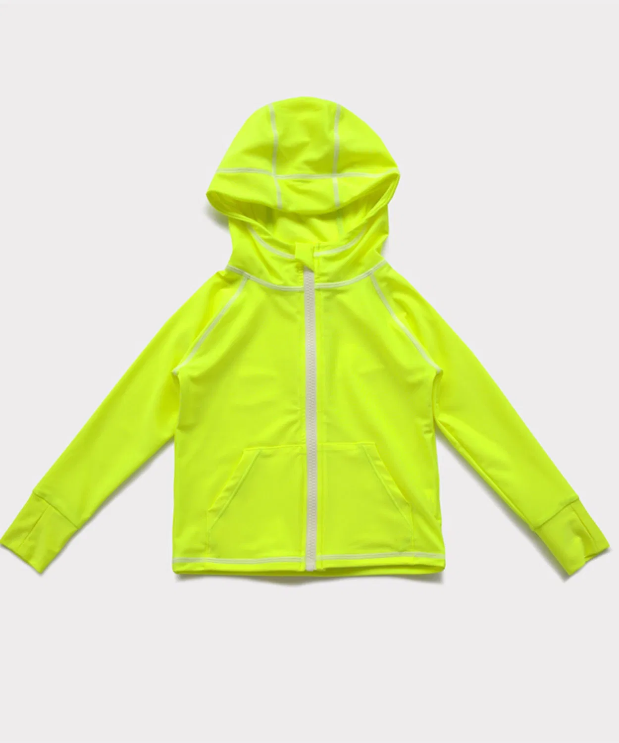 Детский рашгард с длинным рукавомс капюшоном Lace Ladies, Yellow