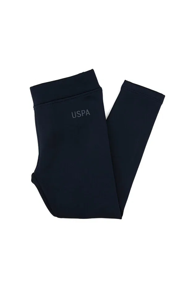 Детские леггинсы для девочек с принтом U.S. Polo Assn., Navy Blue — фото 3