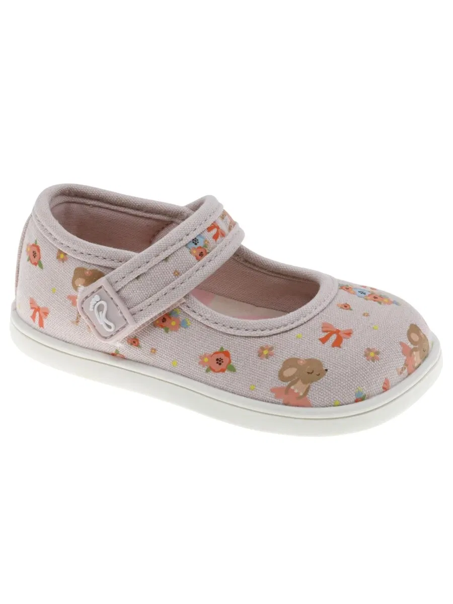 Балетки Beppi «Canvas Shoe» в бежевом цвете