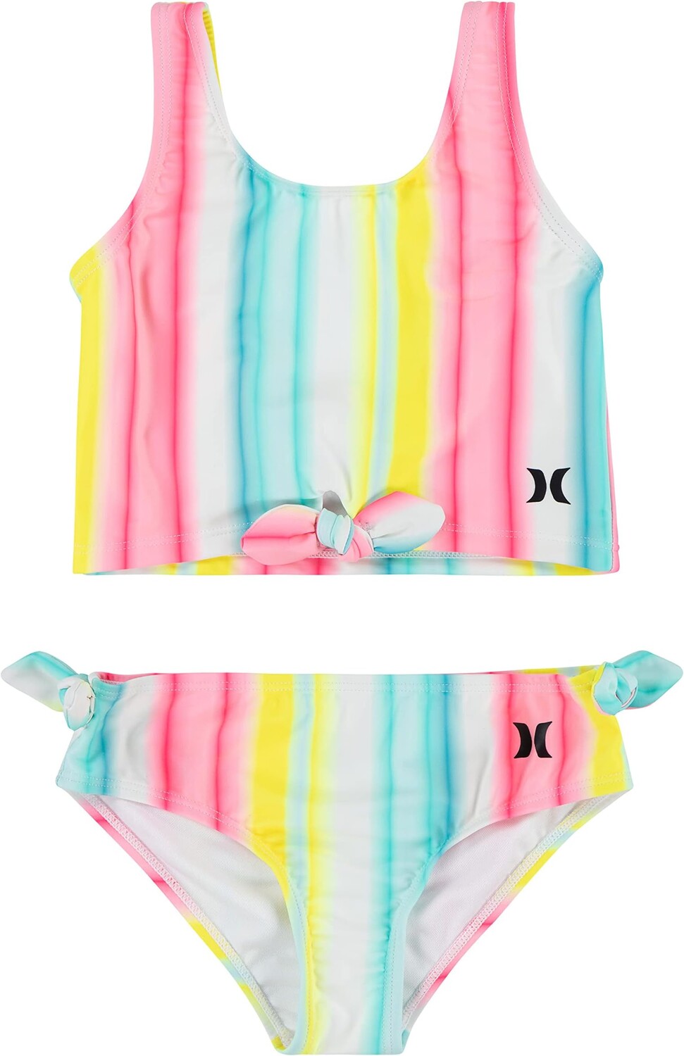 

Купальник Hurley Kids Two-Piece Tankini Swim Set, цвет Marshmallow