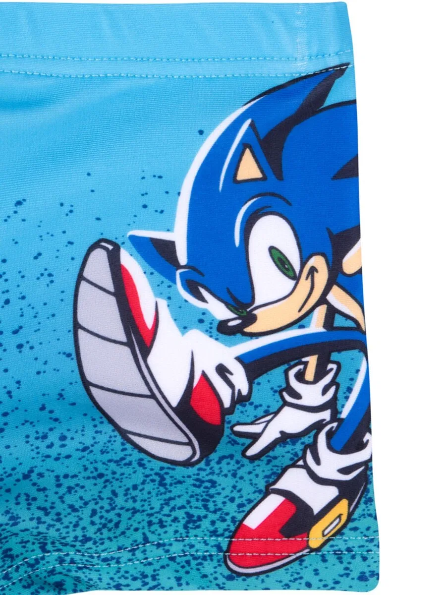 Плавки Sonic Swim Trunks "Ежик" синего цвета — фото 3