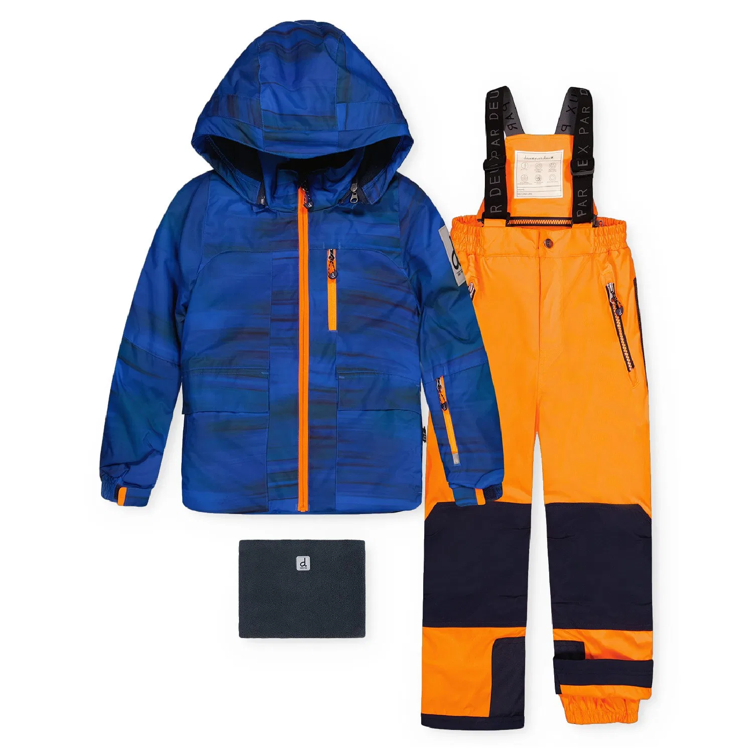 Зимний комбинезон 2-в-1 утепленный Deux Par Deux, Dress Blue