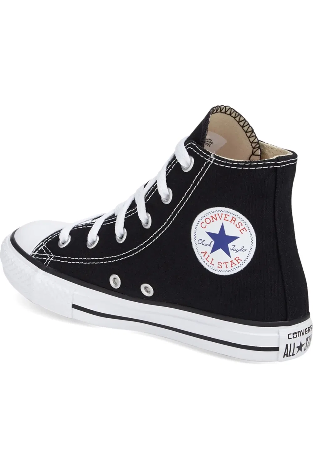 Кеды детские высокие Chuck Taylor All Star Converse, черный — фото 2