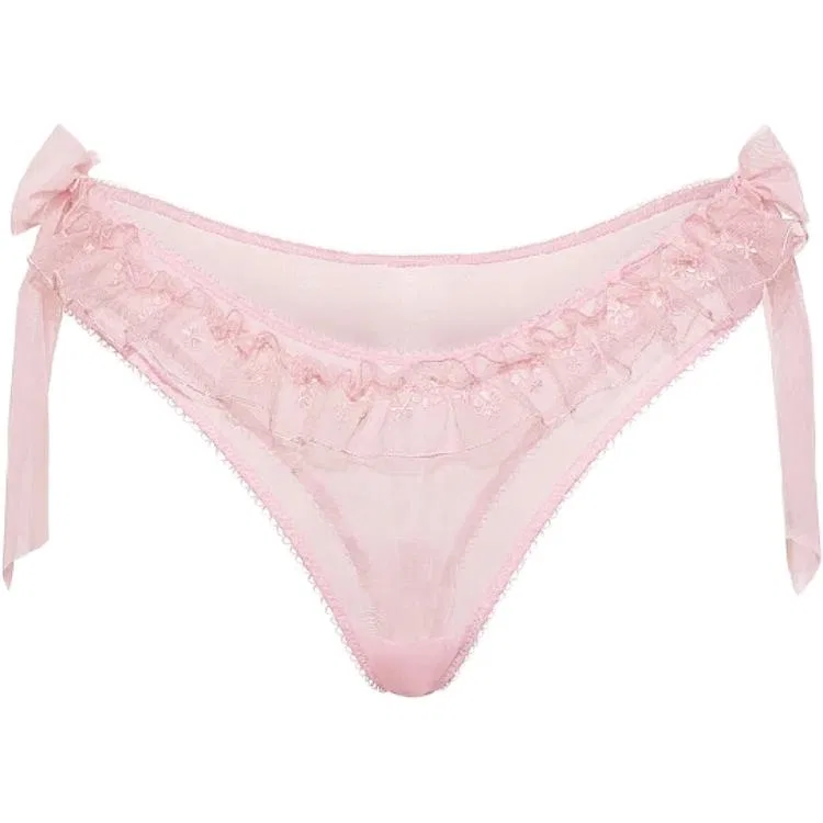 Женские трусы-слипы с принтом Victoria's Secret, Angel Pink