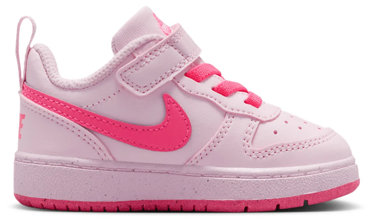 Кроссовки для девочек ясельного возраста Court Borough Low Recraft Nike, розовый/белый