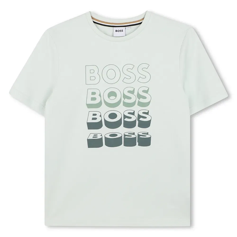 Футболка с коротким рукавом BOSS, бежевый