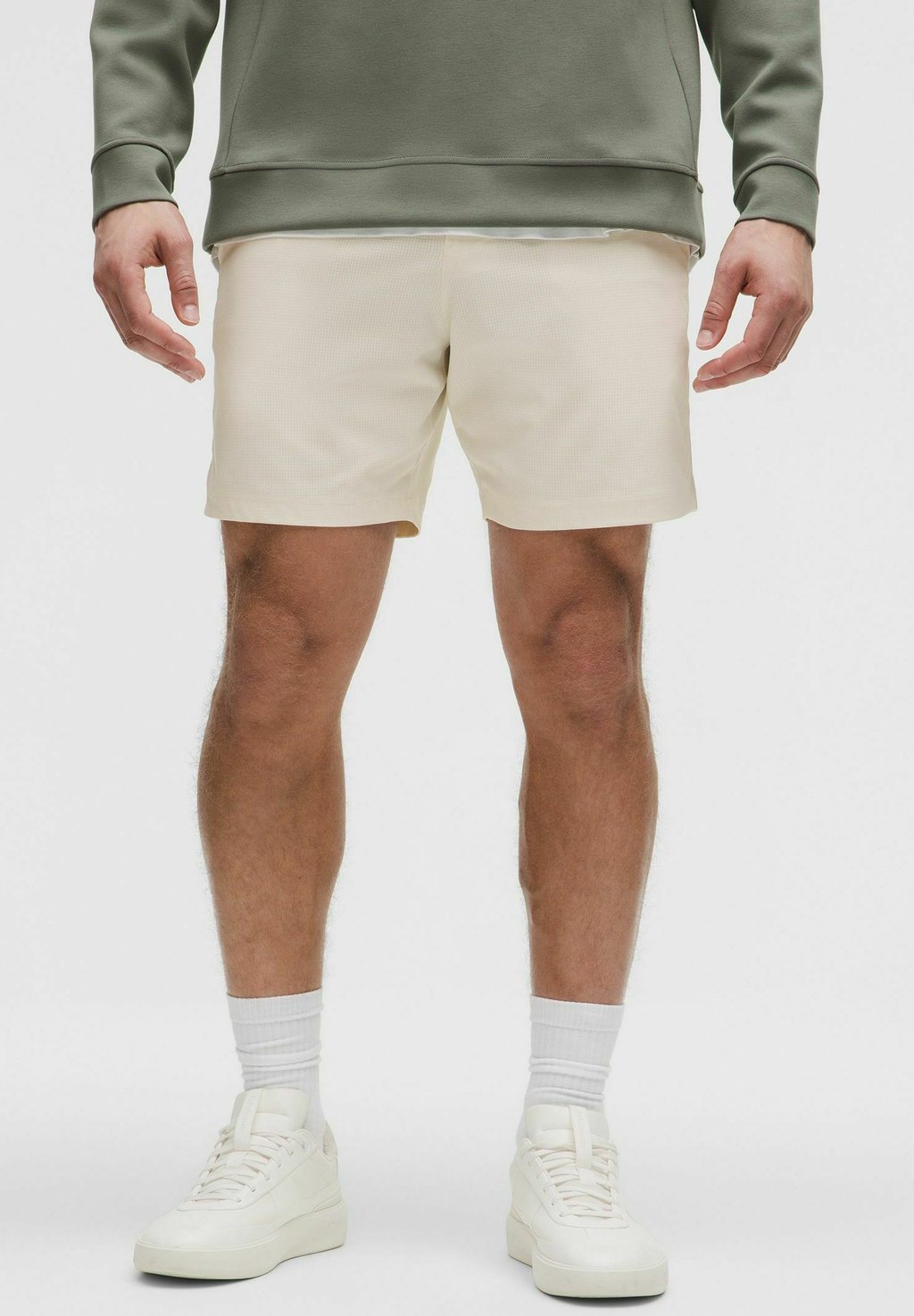 

Спортивные шорты ABC CLASSIC-FIT WOVENAIR 18CM lululemon, кремовый