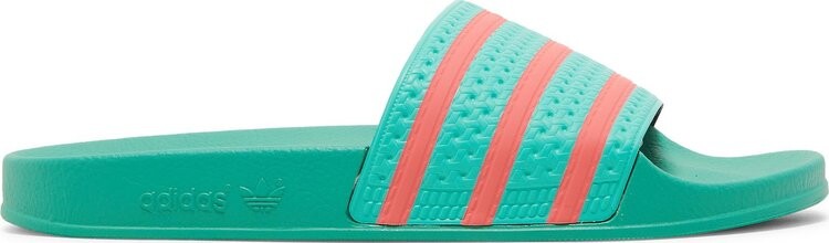 Сандалии Adidas Adilette Slide 'Hi-Res Green Turbo', зеленый