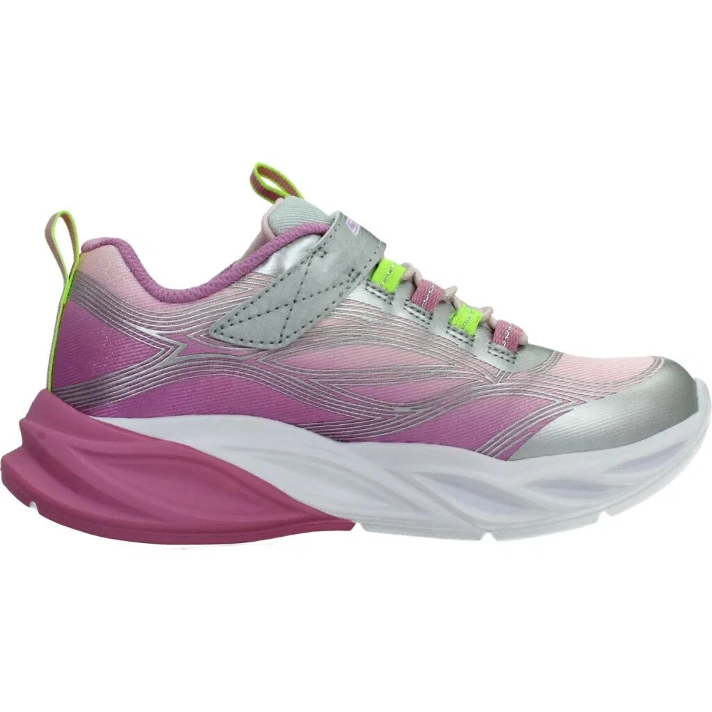Детские кроссовки Skechers Cosmic Glow, Серебряный — фото 4