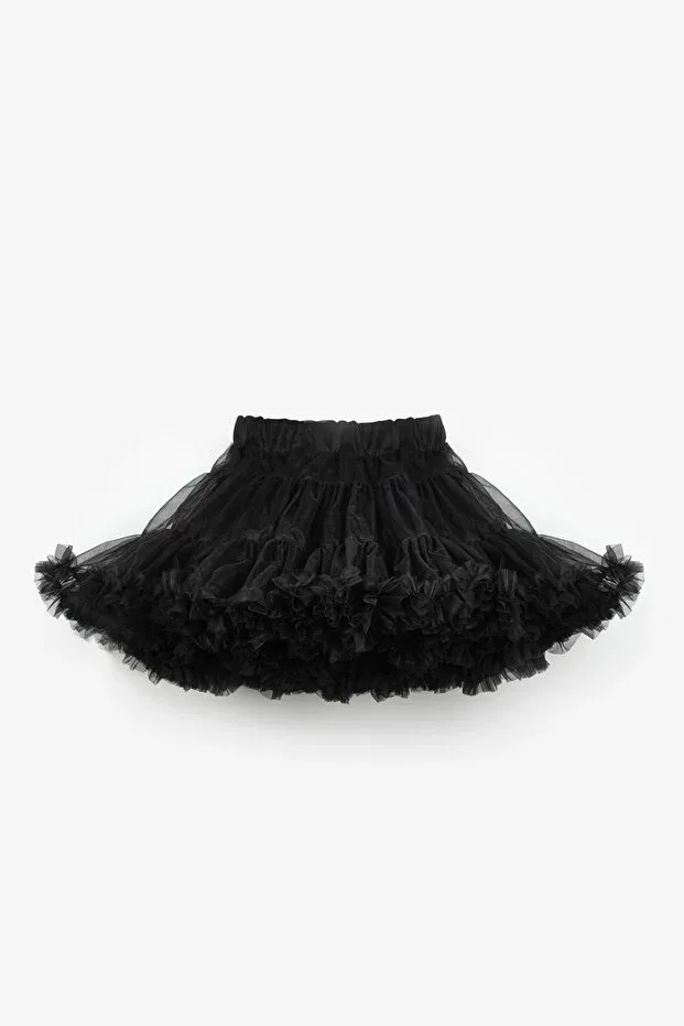 Детская юбка-пачка для девочек из фатина Le Mabelle, Black — фото 2