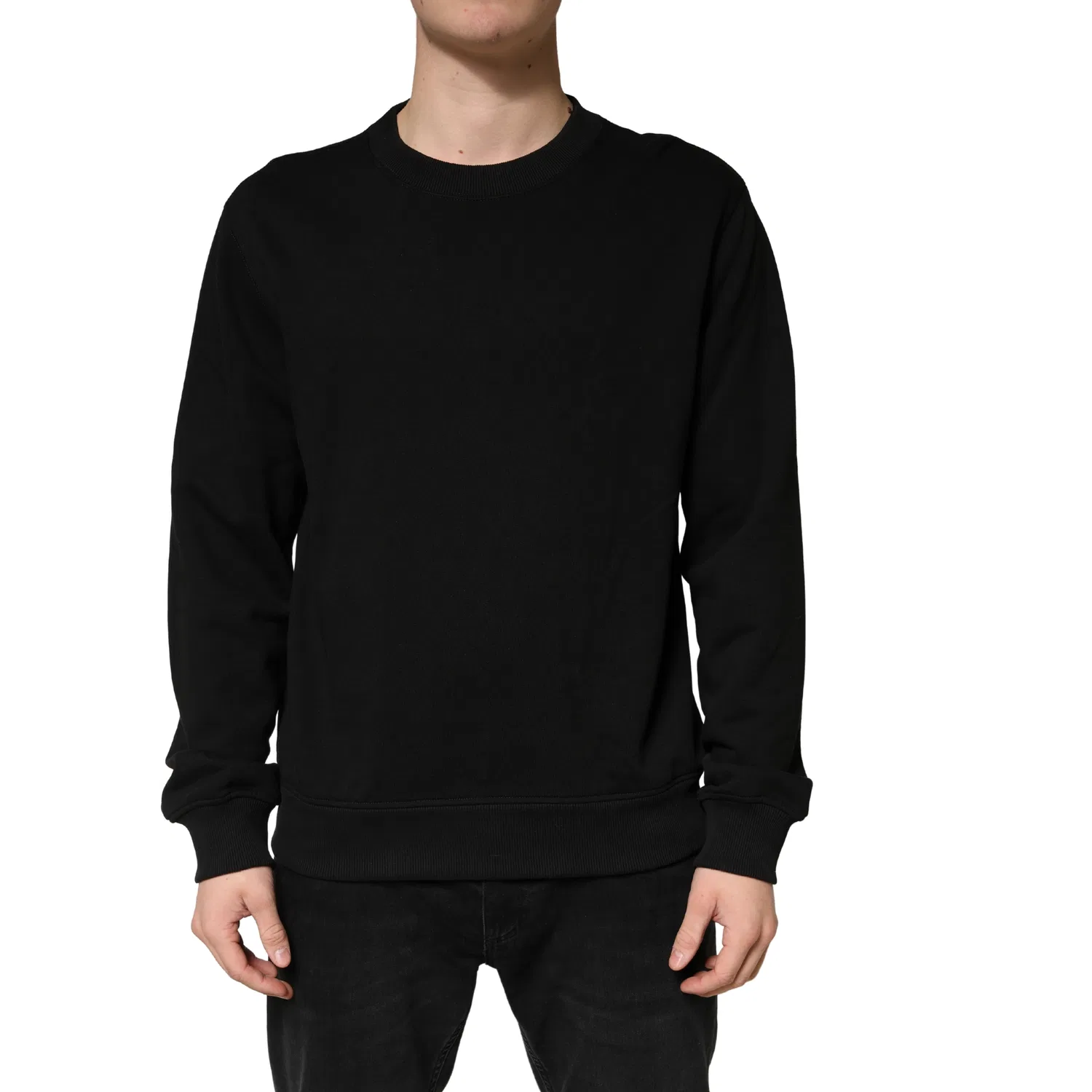 Мужской свитшот с круглым вырезом Dolce & Gabbana, Black