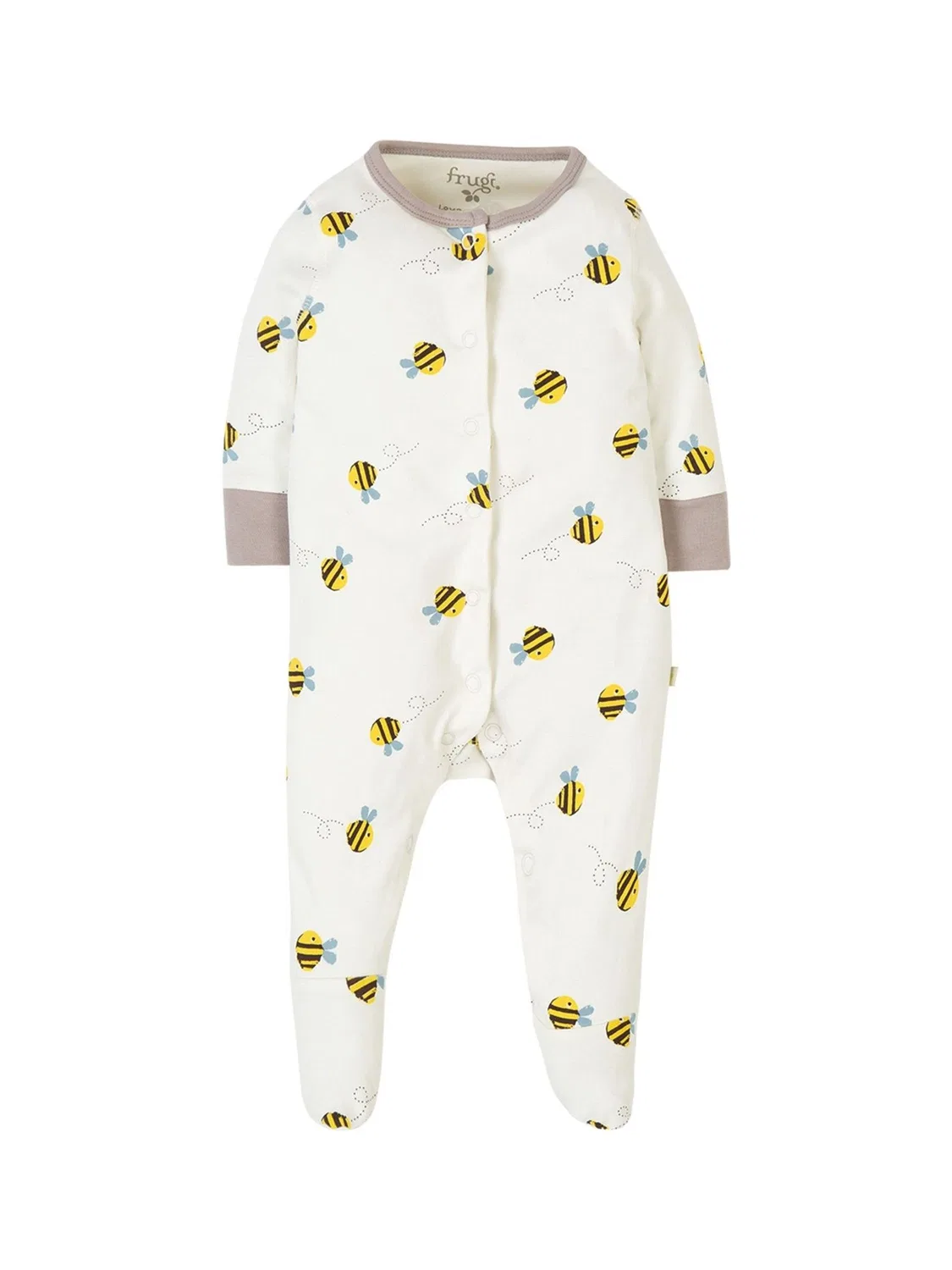 Комплект из 3 предметов Buzzy Bee Frugi, кремовый — фото 4