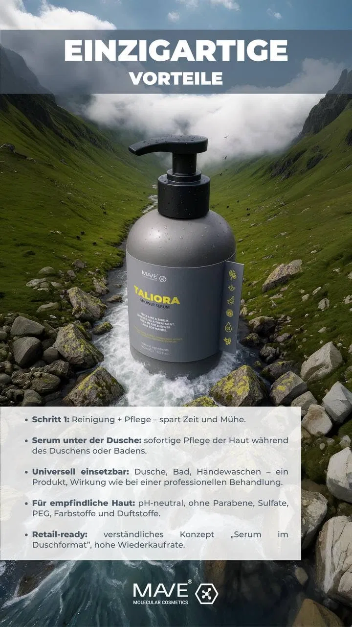 Сыворотка для душа MAVE Taliora 500 ml, gray — фото 3