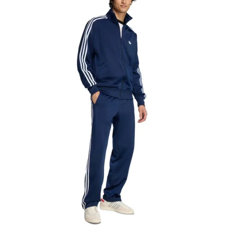 Мужская куртка с воротником-стойкой Dark Night Indigo Firebird Jackets Adidas Originals, Dark Night Indigo — фото 4