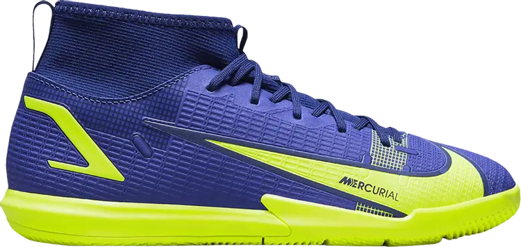 

Кроссовки Nike Mercurial Superfly 8 Academy IC GS 'Lapis Volt', синий