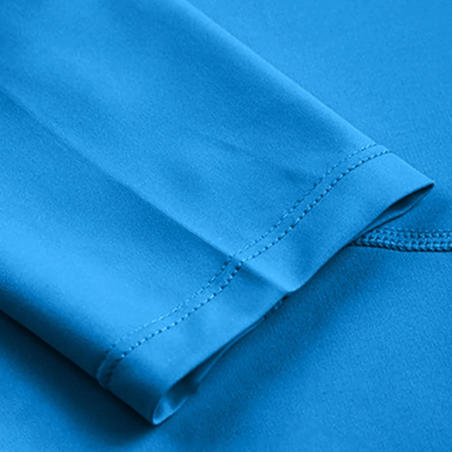 Мужская длинная футболка с круглым вырезом Slim Fit, Blue — фото 4