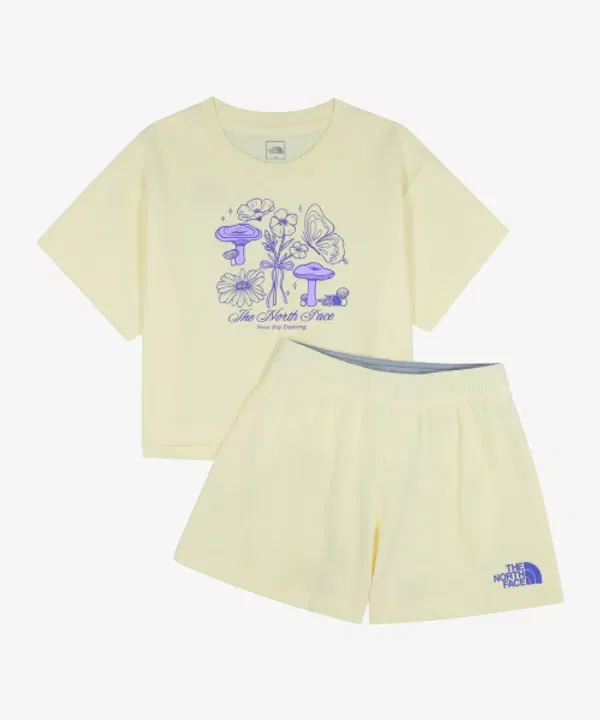 Футболка с коротким рукавом The North Face Kids, белый