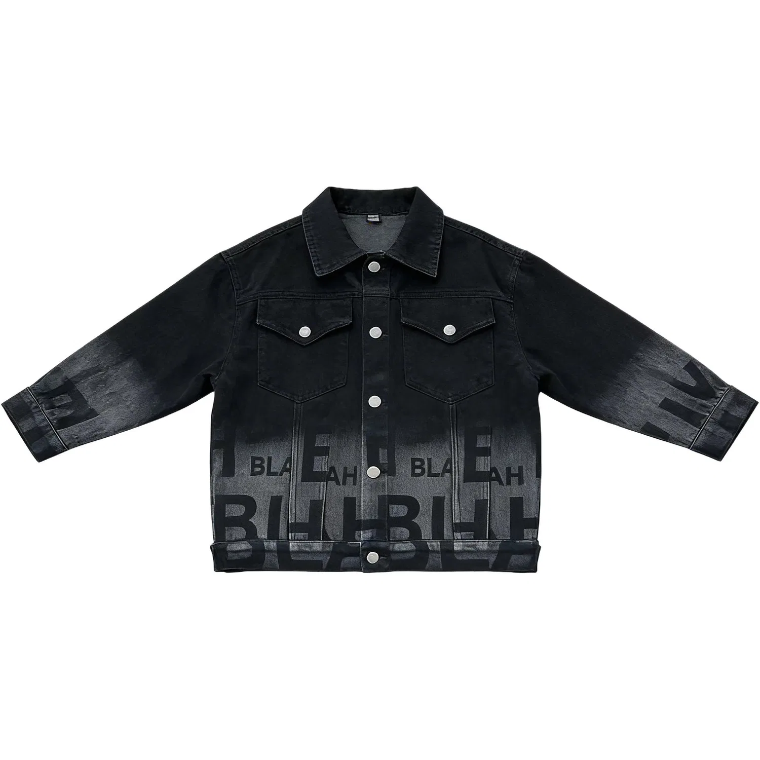 Детская куртка-джинсовка с принтом Kids Tops Lapel Moderate YALU