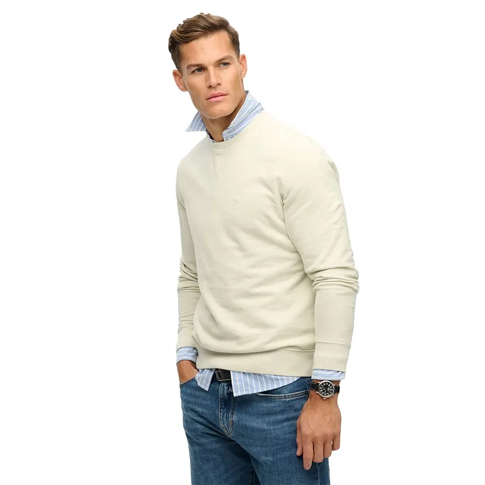 Мужской свитшот с длинным рукавом Classic Essential Superdry, Yellow — фото 3