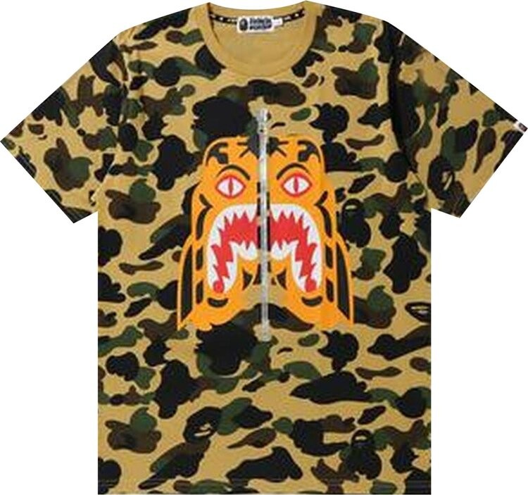 

Футболка BAPE 1st Camo Tiger Tee 'Yellow', желтый