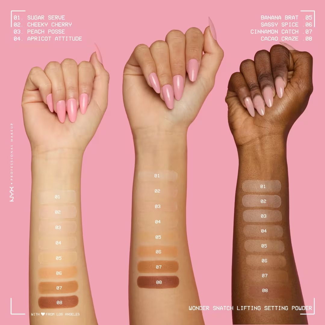 Пудра фиксирующая NYX Professional Makeup Wonder Snatch, Sassy Spice, 6 г — фото 3